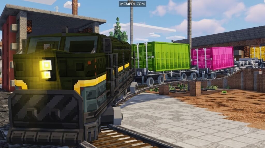 Realistic Trains Addon for Minecraft PE/Bedrock