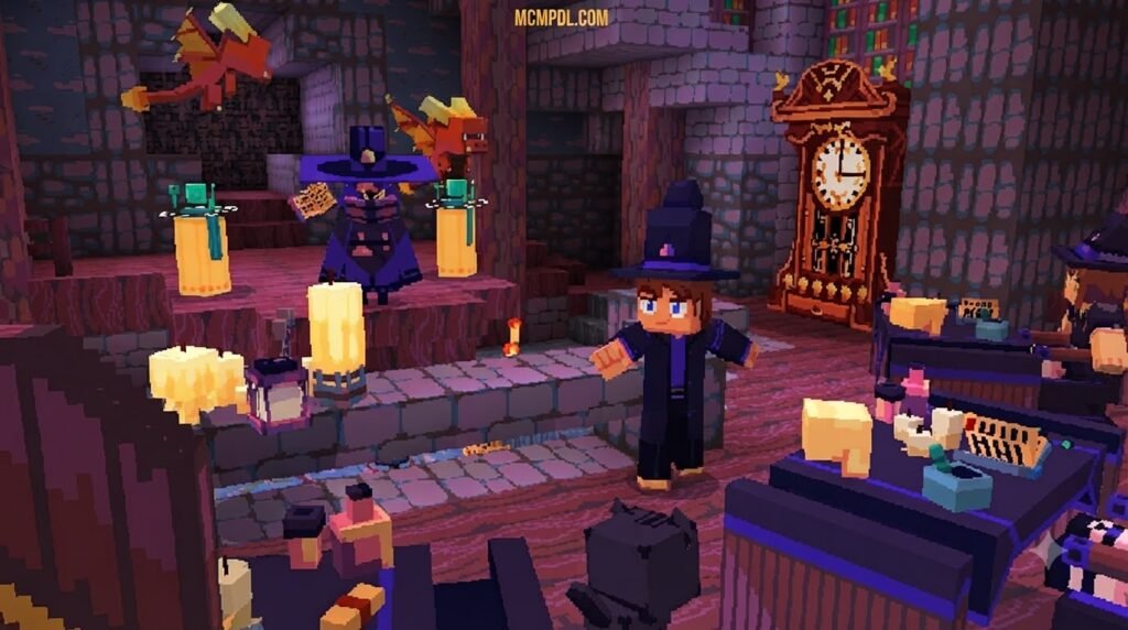 Magic School World for Minecraft PE/Bedrock