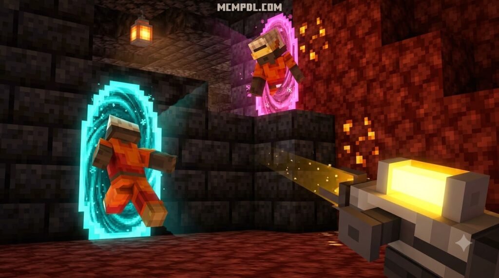 PORTAL Addon for Minecraft PE/Bedrock