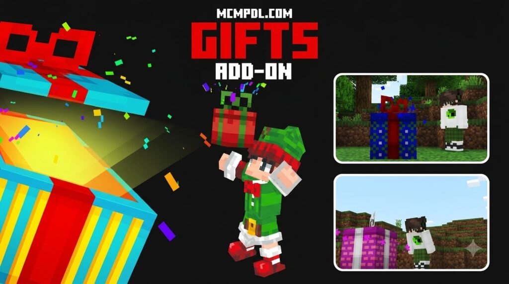 Gifts Addon for Minecraft PE/Bedrock