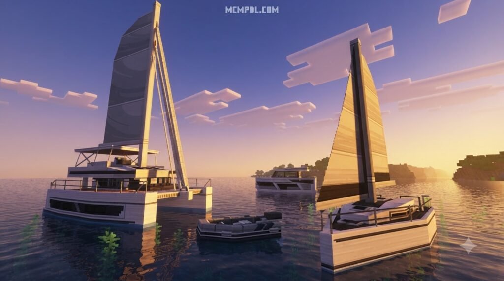 BOATS Addon for Minecraft PE/Bedrock