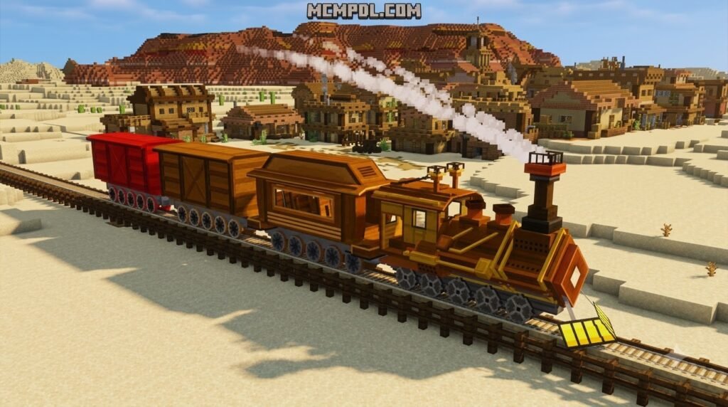 TRAINS Addon for Minecraft PE/Bedrock