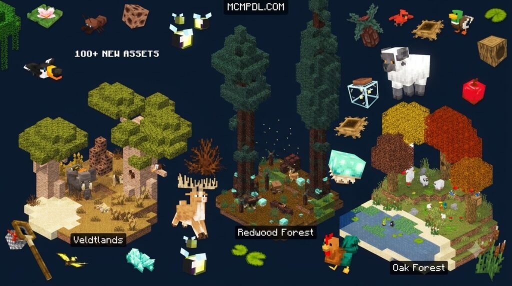 BiomeCraft Add-On 1.0 Addon for Minecraft PE/Bedrock