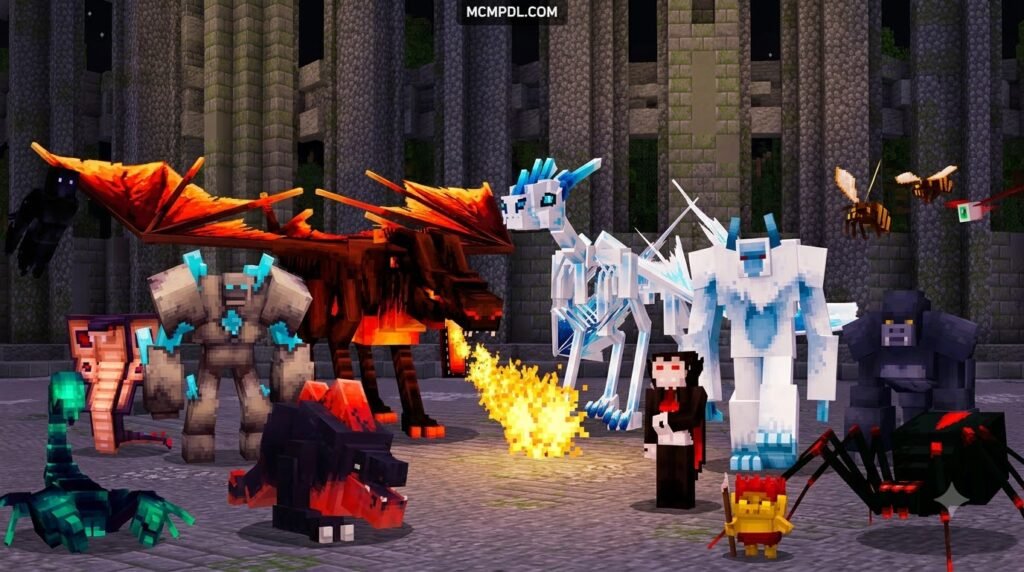 MONSTERS++ World on Minecraft PE/Bedrock