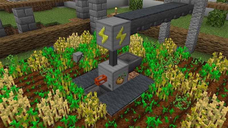 PowerCraft Map for Minecraft PE/Bedrock
