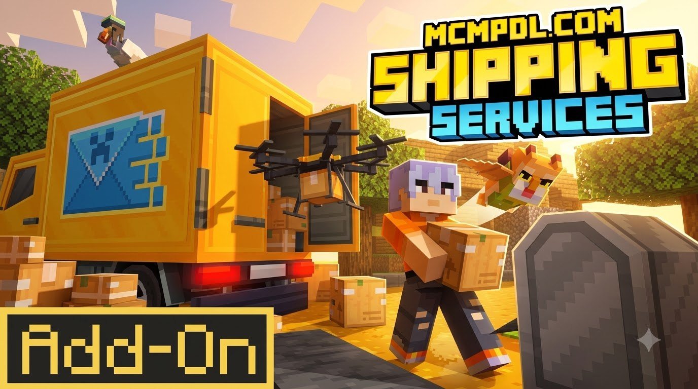 Shipping Services Addon Add to Minecraft PE/Bedrock