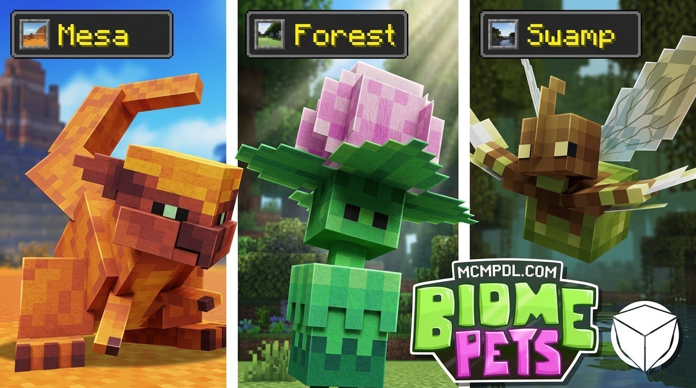 Biome Pets World for Minecraft PE/Bedrock