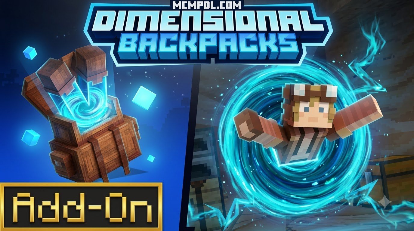 Dimensional Backpacks Addon for Minecraft PE/Bedrock