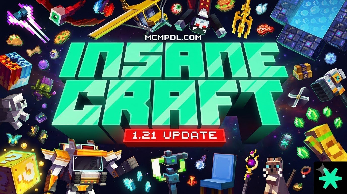 InsaneCraft Pack MASHUP PACK for Minecraft PE/Bedrock