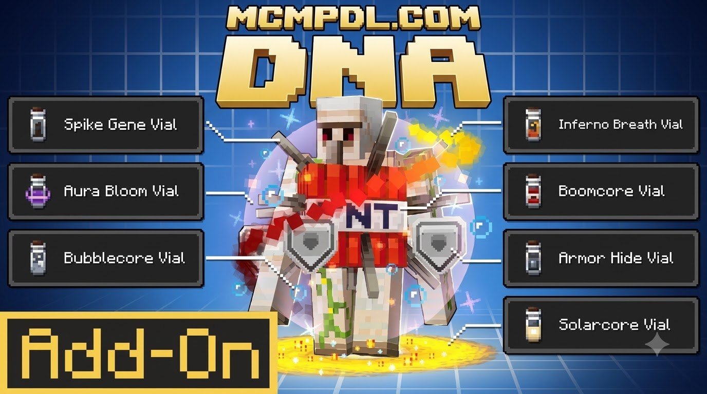 DNA Addon for Minecraft PE/Bedrock