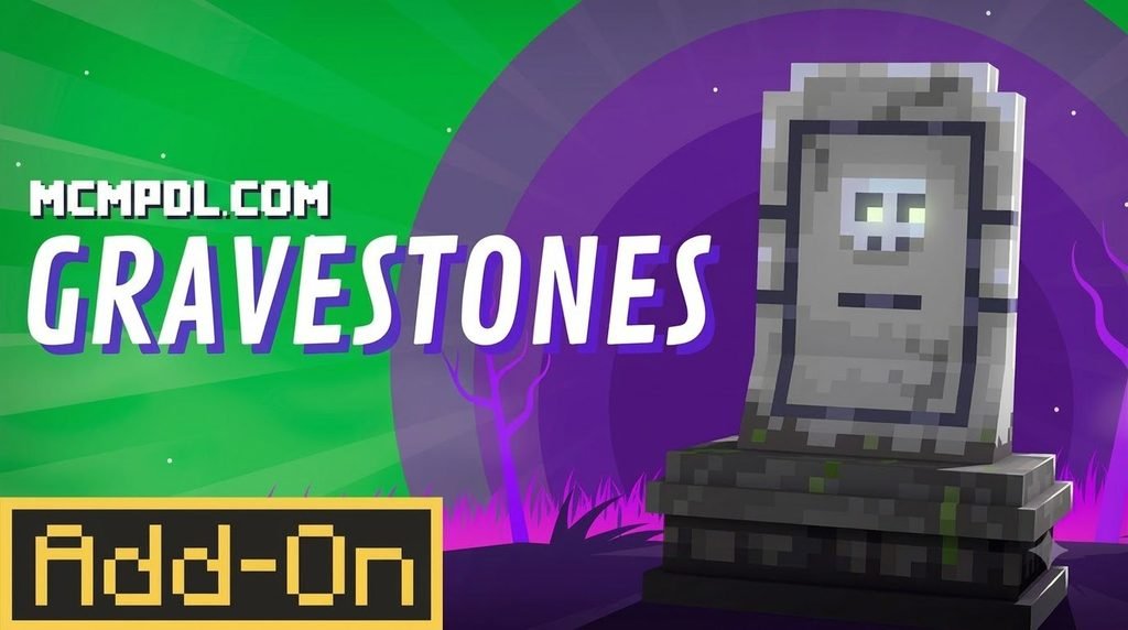 Gravestones Addon for Minecraft PE/Bedrock