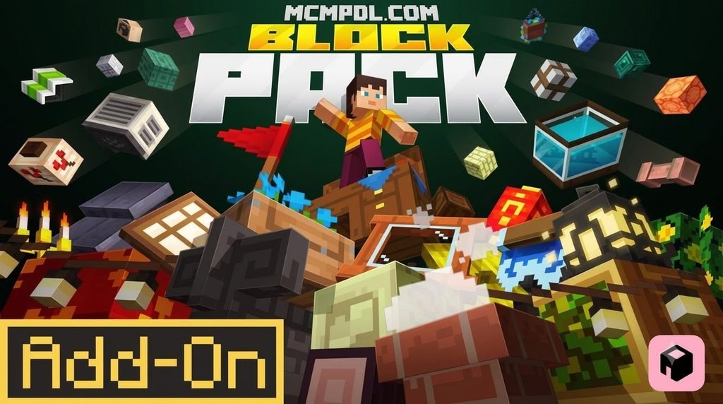 Block Pack Addon for Minecraft PE/Bedrock