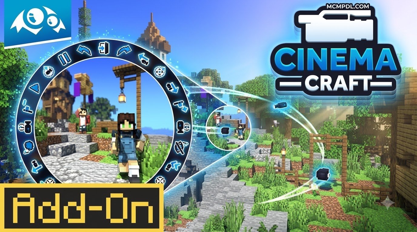 Cinematic Camera Add-on for Minecraft PE/Bedrock