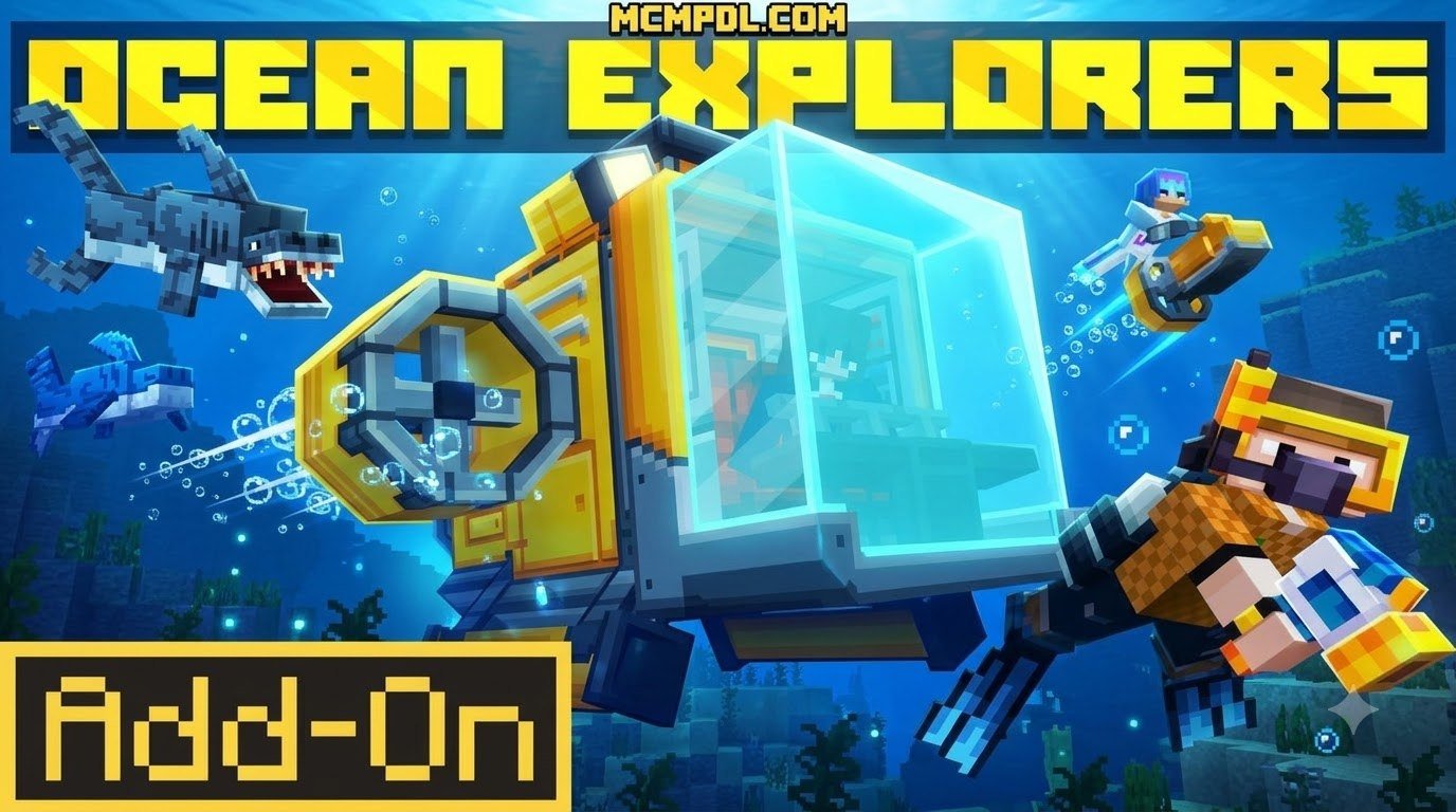 Ocean Exploration Add-On for Minecraft PE/Bedrock