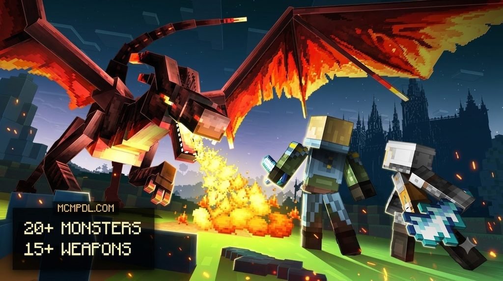 MONSTERS++ World on Minecraft PE/Bedrock